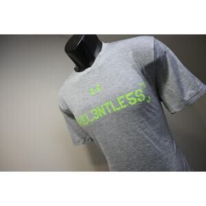 Under Armour Gym Shirt NFL Combine HeatGear Gray Athletic Mens Size Medium